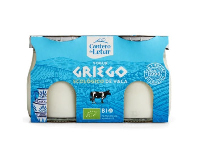 Graikiškas jogurtas nenugriebto pieno YOGUR GRIEGO, 2x125g, 7,6% rieb., ekologiškas