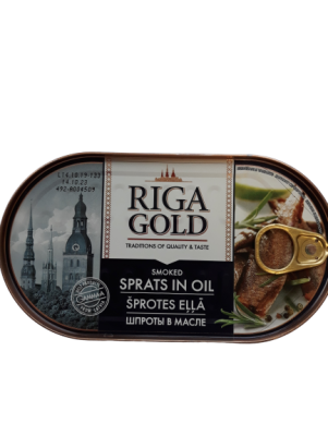 Šprotai aliejuje, rūkyti, 190 g