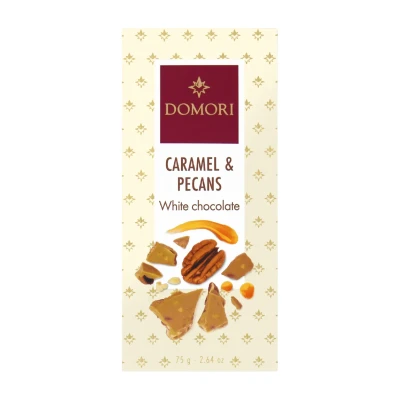 Baltasis šokoladas CARAMEL & PECANS