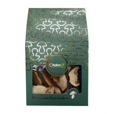 Džiovinti baravykai skiltelėmis