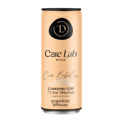 Gazuotas funkcinis gėrimas VEGAN COLLAGEN Q10 GRAPEFRUIT & HIBISCUS