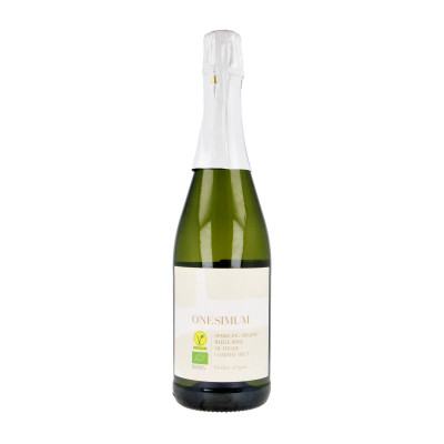 Putojantis pusiau sausas vynas ONESIMUM METHODE CHARMAT BRUT, 12 %, ekologiškas