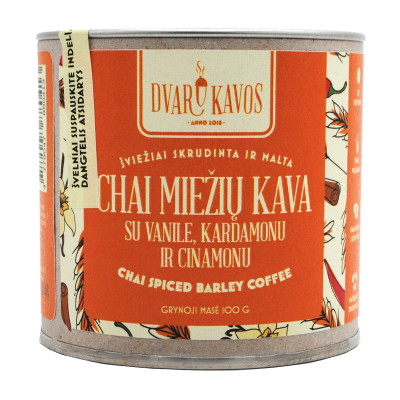 Chai miežių kava, šviežiai ir švelniai skrudinta