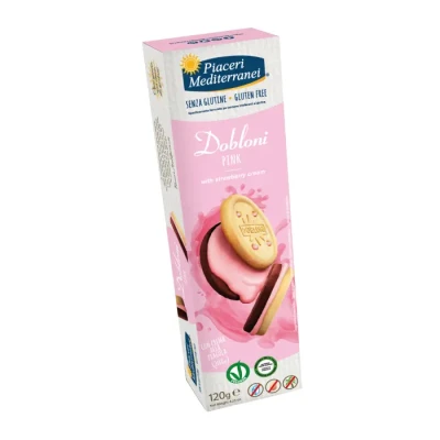 Sausainiai DOBLONI PINK, be glitimo