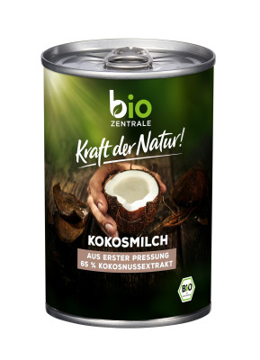 Ekologiškas kokosų kremas BIOZENTRALE, riebumas 17%, 400 ml