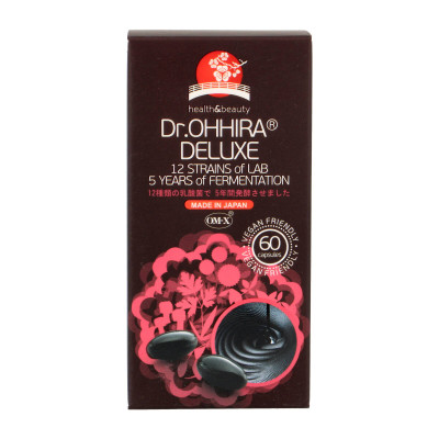 12 rūšių gyvybingųjų bakterijų kompleksas DELUXE, fermentuotas 5 m. (60 kaps.), maisto papildas