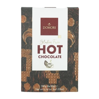Karštas šokoladas HOT DARK CHOCOLATE DOMORI, 6 pak.