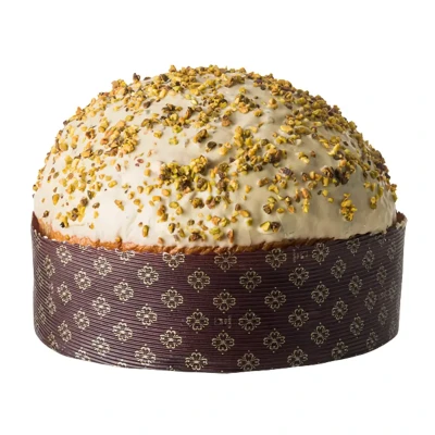 Itališkas pyragas PANETTONE PISTACCHIO FOLLADOR su pistacijomis