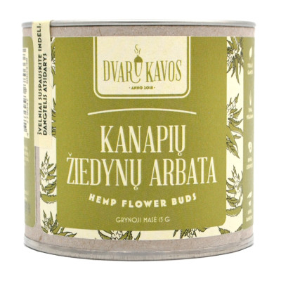 Kanapių žiedynų arbata