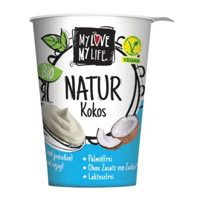 Jogurtinis kokosų kremas KOKOS NATUR, ekologiškas