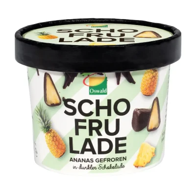 Ananasai juodame šokolade SCHOFRULADE, šaldytos