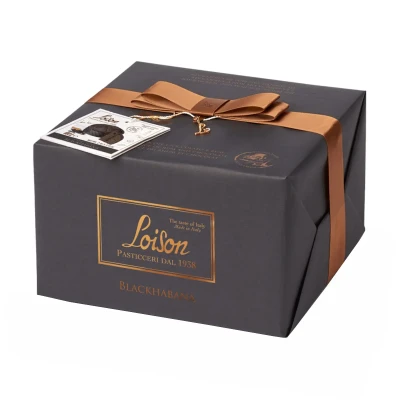 Itališkas pyragas PANETTONE BLACKHABANA su juodoju šokoladu ir romu