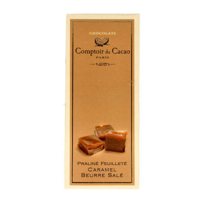 Šokoladas su sūrios karamelės įdaru PRALINE CARAMEL BEURRE SALE
