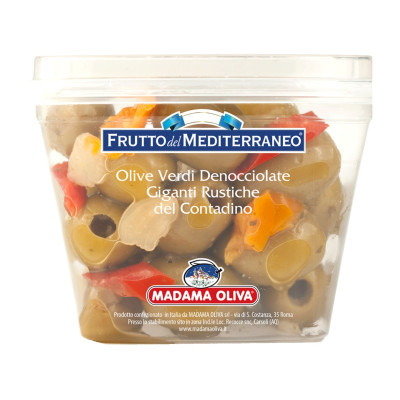 Alyvuogės GIGANTI RUSTICE DEL CONTADINO, 200 g