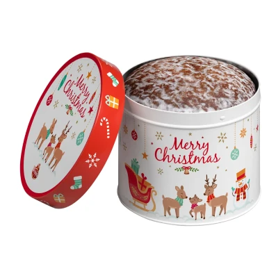 Meduoliai MERRY-CHRISTMAS, metalinėje dėžutėje