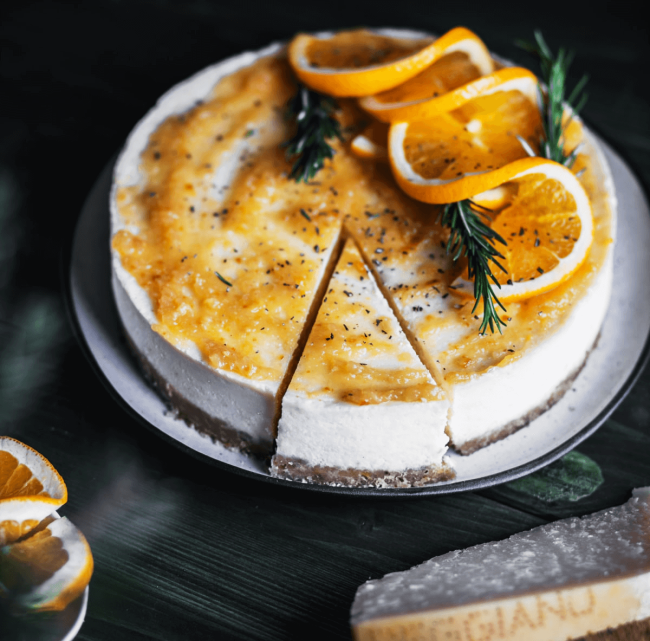 Sūrio pyragas su parmezanu