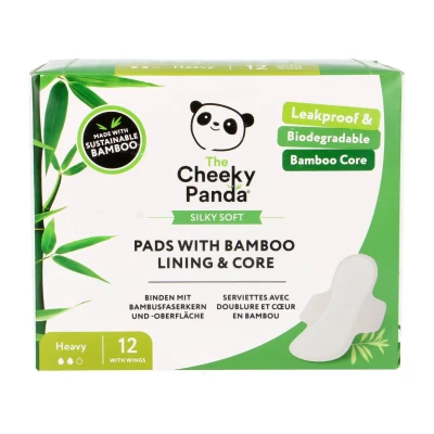 Bambukiniai higieniniai paketai HEAVY, 12 vnt.