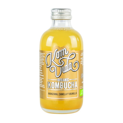 Kombučia OBUOLIAI, CINAMONAS IR VANILĖ, ekologiška, 250 ml