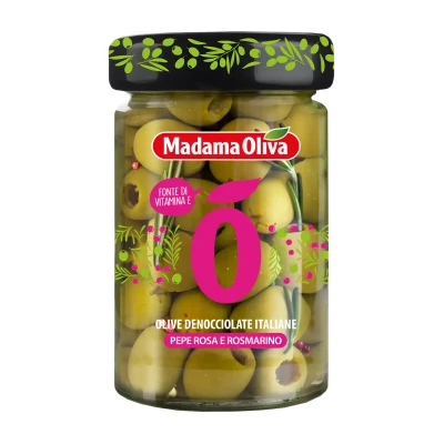 Alyvuogės su rožiniais pipirais ir rozmarinais