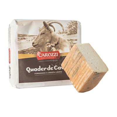 Ožkų pieno sūris QUADER DE CAVRA, brandintas 35 d.