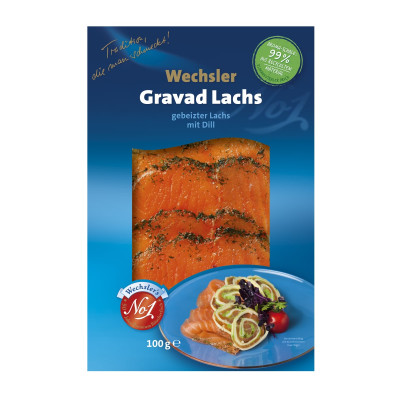 Norvegiškos lašišos filė su krapais WECHSLER, sūdyta