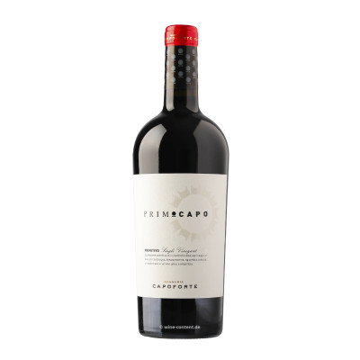 Raudonas sausas vynas MASSERIA CAPOFORTE PRIMOCAPO PRIMITIVO, 16.5 %