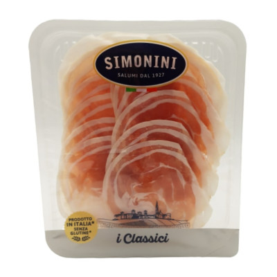 Vytinta kiaulienos šoninė PANCETTA, pjaustyta