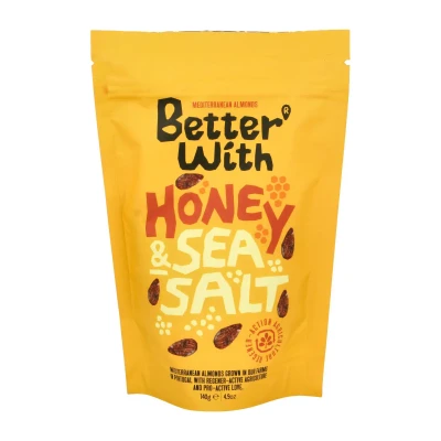 Migdolai su medumi ir jūros druska HONEY AND SEA SALT