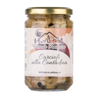 Artišokai su žolelėmis saulėgrąžų aliejuje