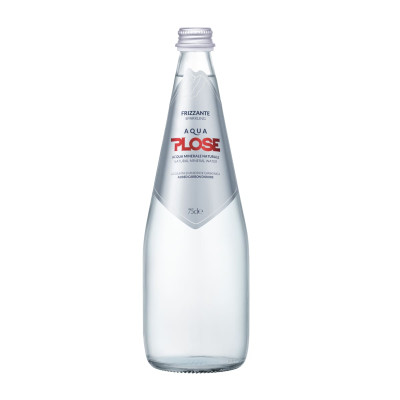 Gazuotas natūralus mineralinis vanduo PLOSE FRIZZANTE, 750 ml
