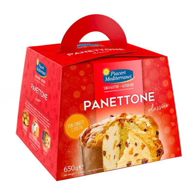 Itališkas pyragas PANETTONE, be glitimo