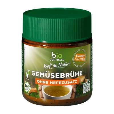 Daržovių sultinys be mielių, ekologiškas