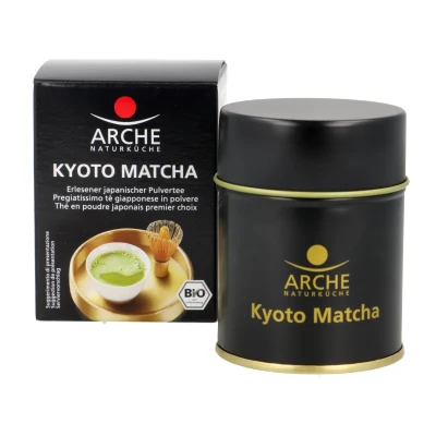 Japoniškos žaliosios arbatos milteliai KYOTO MATCHA, ekologiški