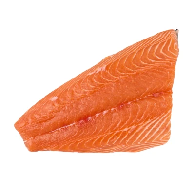 Atlantinės lašišos filė su oda, atvėsinta