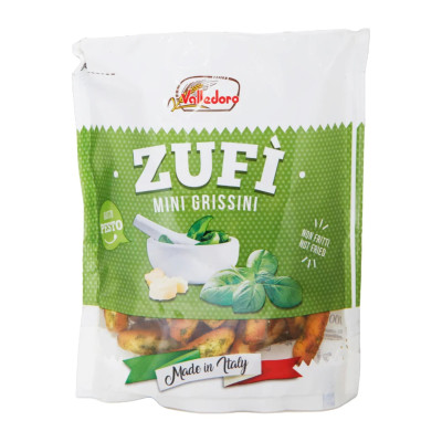Pesto skonio lazdelės MINI GRISSINI PESTO