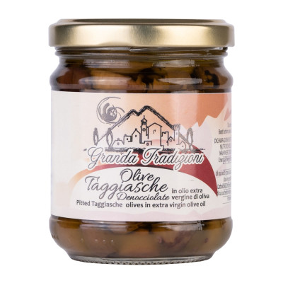 Alyvuogės TAGGIASCHE alyvuogių aliejuje
