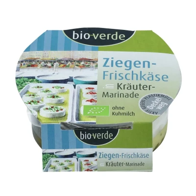 Ožkų sūris su žolelėmis ir raudonaisiais pipirais ZIEGEN FRISCHKASE, ekologiškas