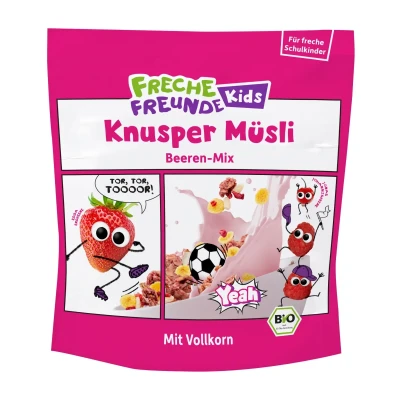 Sausi pusryčiai su uogomis BEEREN–MIX, ekologiški