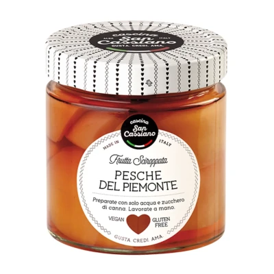 Persikai iš Pjemonto, konservuoti