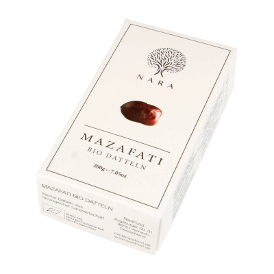 Šviežios datulės MAZAFATI, su kauliukais, ekologiškos