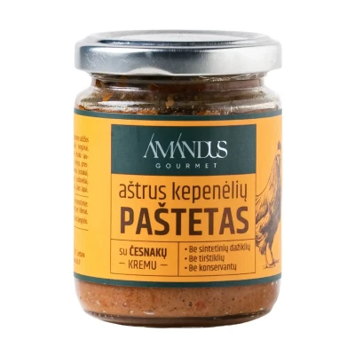 Aštrus kepenėlių paštetas AMANDUS
