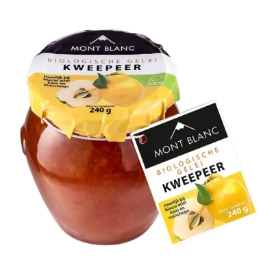 Cidonijų džemas MONT BLANC, ekologiškas, 240 g