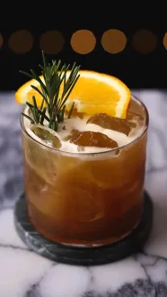 Gilių espresso tonikas