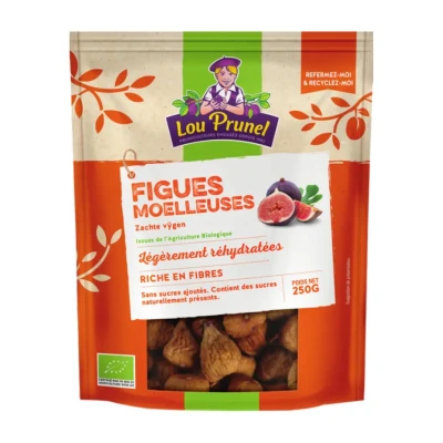 Džiovintos minkštos figos LOU PRUNEL, ekologiškos