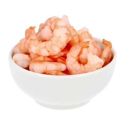 Baltakojės blyškiosios krevetės virtos, lukštentos