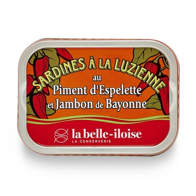 Sardinės A LA LUZIENNE su BAYONNE kumpiu ir ESPLETTE pipirais