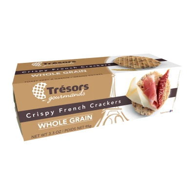 Traškūs krekeriai pilno grūdo WHOLE GRAIN
