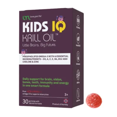 Guminukai vaikams su Omega-3 ir vitaminais KRILL OIL