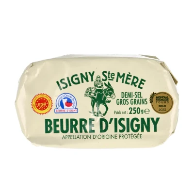Sviestas su druska BEURRE D’ISIGNY AOP, 80 % rieb.