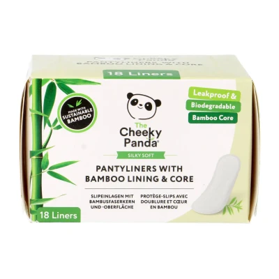 Bambukiniai kasdieniai higieniniai įklotai, 18 vnt.